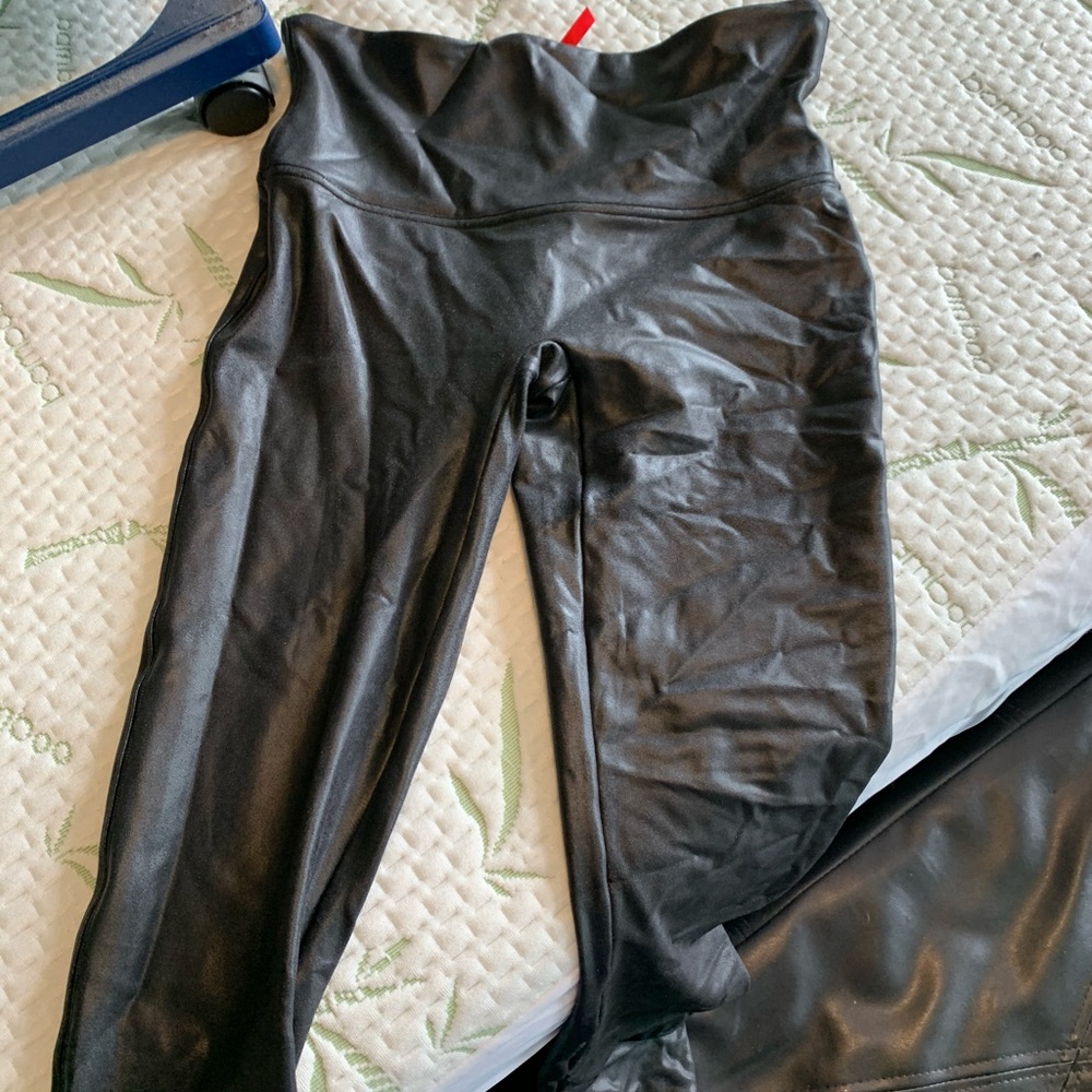 Spanx Faux Leather Leggings